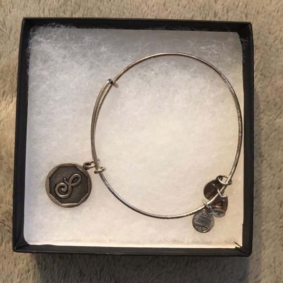 Alex and Ani “S” initial bracelet - Picture 1 of 3
